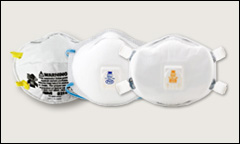 3M disposable respirators