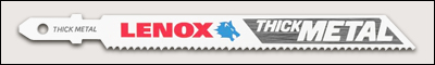 Fiberglass and metal cutting 0.037 inch  thick bi-metal blades, 1/4 inch  bosch shank