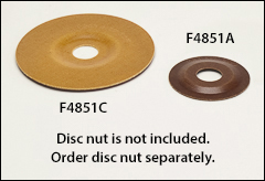 Reinforced phenolic backing plates - Phenolic, plastic pads