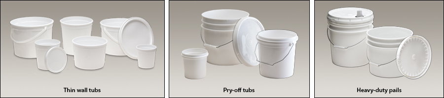 Thin wall tubs - Poly tubs